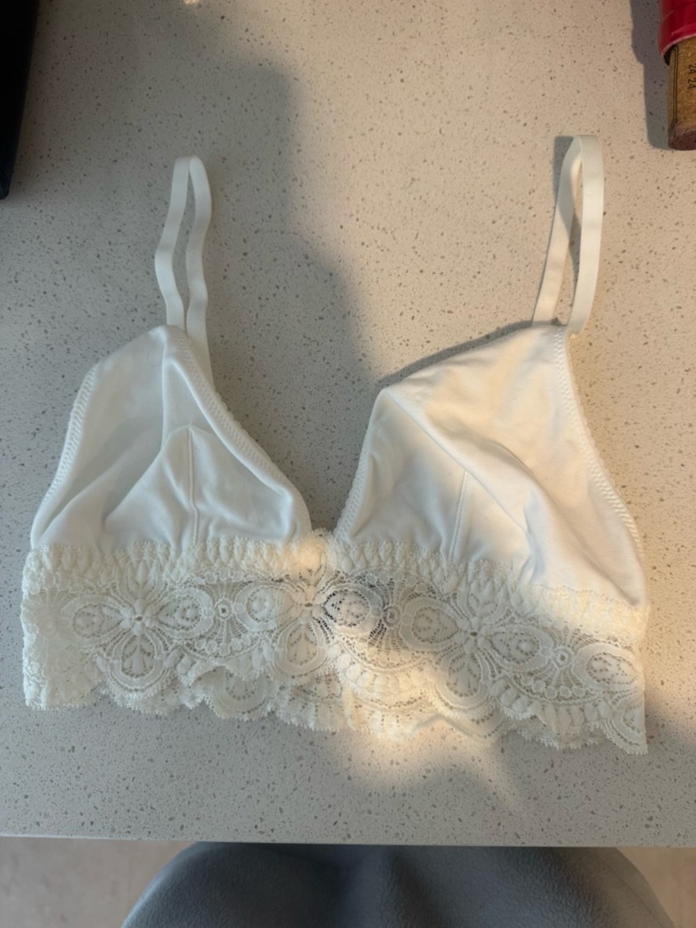 Cosabella Ivory Lace-Trim Bralette